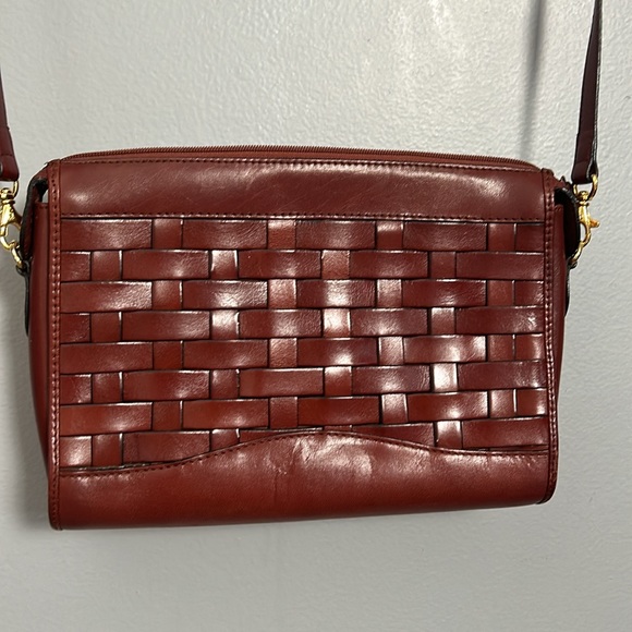 Etienne Aigner Woven Redwood Bag- gently used - Picture 1 of 16